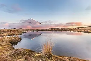 Reflection in Pouakai Tarn lake