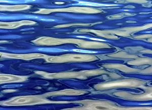 Reflection on water, abstrac, France