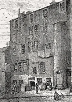Regent Morton's Mansion house in Blackfriars Street