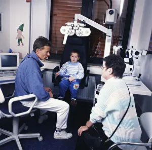 The regular check-up at the ophthalmologist