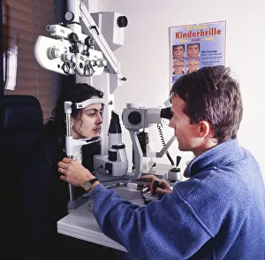 The regular check-up at the ophthalmologist