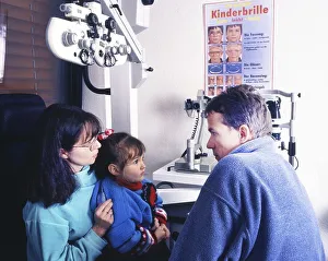 The regular check-up at the ophthalmologist