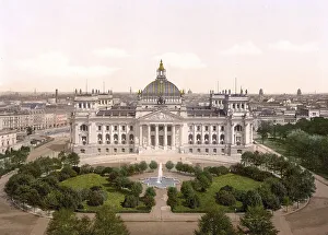 The Reichstag building in Berlin