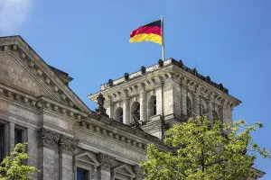 The Reichstag building in Berlin