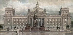 Reichstag building in Berlin, Germany