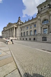 Reichstag Building in Berlin, Germany, Europe