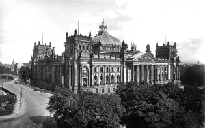 Reichstag Building, historical image, ca