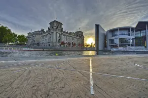 Reichstag and Paul Lobe House