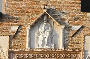 Relief at the former monastery Abbazia di San Gregorio on the Grand Canal