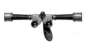 Relief telescope or scissors telescope in stretched position