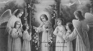 Religion, biblical scene, angel
