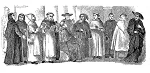 Religious costumes in the year 1880