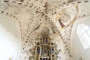 Category Scandinavia Prints: Religious frescoes by the Elmelunde Master in the church of Elmelunde