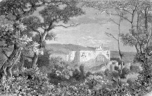 The remains of Liechtenstein Castle