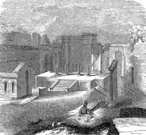 The Remains of the Temple of Isis in Pompeii