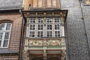 Renaissance bay of Lubeck Town Hall