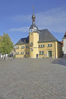 Renaissance town hall with ridge turret