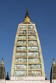 Replica of Mahabodhi Temple at Shwedagon Pagoda