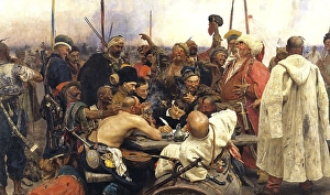 Historical Photo Prints: Reply of the Zaporozhian Cossacks to Sultan Mehmed IV of the Ottoman Empire