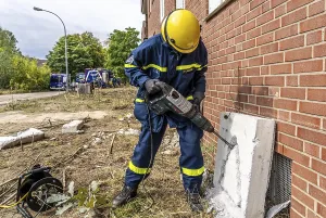 Category Wildlife DE Prints: Rescue and recovery of people after a drone attack on residential buildings in a civil defence scenario
