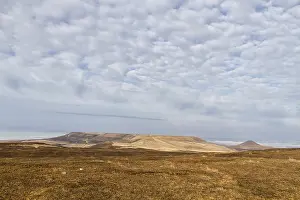 Reserve Strizhament. Autumn mountain landscape