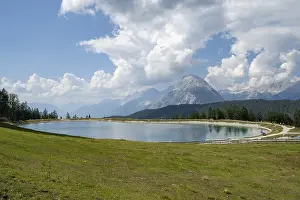 Reservoir at Gschwandtkopf, Karwendel Mountains