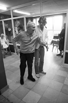 Resident and operation of an old people's home of the AWO (Arbeiterwohlfahrt) on 07