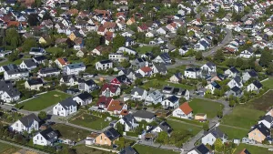 Residential area in the municipality of Motzingen