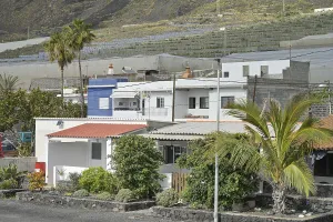 Residential buildings in El Remo, La Palma, Spain
