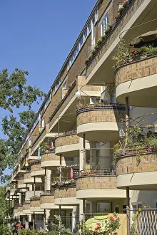Framed Print : Residential buildings by Hugo Haring
