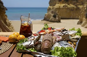 Restaurant at Praia dos Tres Irmaos near Alvor
