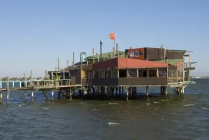Restaurant on stilts, Walvis Bay