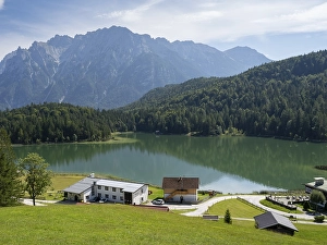 Restaurants at Lautersee, Karwendel Mountains