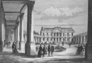 Restoration of the French National Archives circa 1868