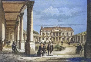 Restoration of the French National Archives circa 1868