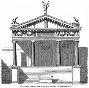 Restored Etruscan temple, Etruscans