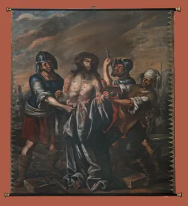 Restored Lenten cloth in Rottweil Minster
