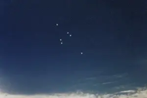 Reticulum star constellation, Night sky