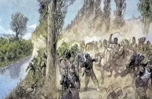 Retreat of the French at Gravelotte