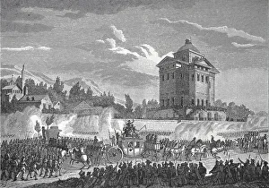 The return of the French King Louis XVI