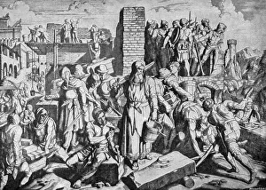 The Returned Jews Rebuilding Jerusalem