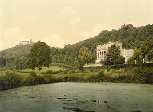 The Reuter Villa and Wartburg Castle near Eisenach