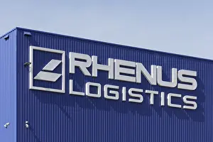 Rhenus Logistics, Logo at the Duisburg branch