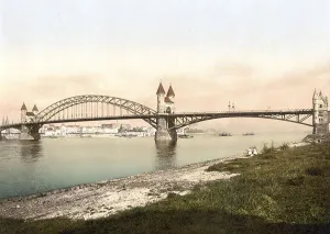 The Rhine Bridge near Bonn, North Rhine-Westphalia