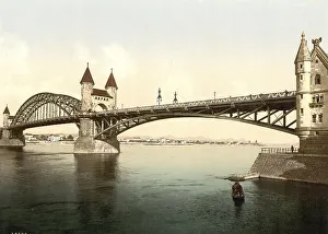 Rhine bridge in the Siebengebirge