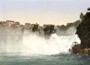 The Rhine Falls near Schaffhausen