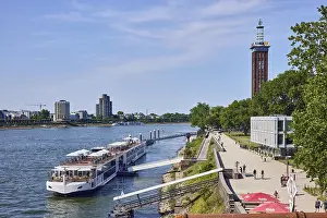 Rhine river, brick architecture