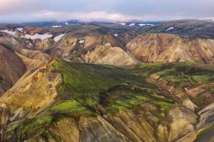 Framed Print : Rhyolite mountains in Landmannalaugar Framed Print : Rhyolite mountains in Landmannalaugar