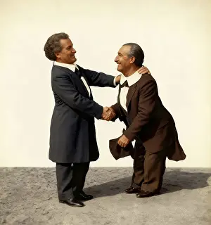 Richard Wagner with Anton Bruckner in Bayreuth