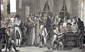 In Richter's Cafe in Leipzig